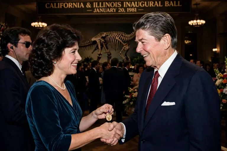 Illustration for the news story: ‘That Ronald Reagan Smile’: A Mobile Woman’s Inaugural Ball Encounter With the 40th President