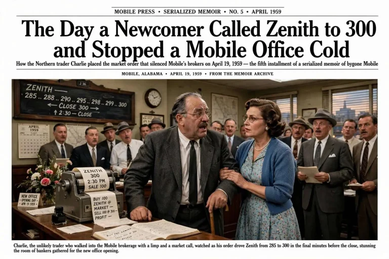 Illustration for the news story: The Day a Newcomer Called Zenith to 300 and Stopped a Mobile Office Cold