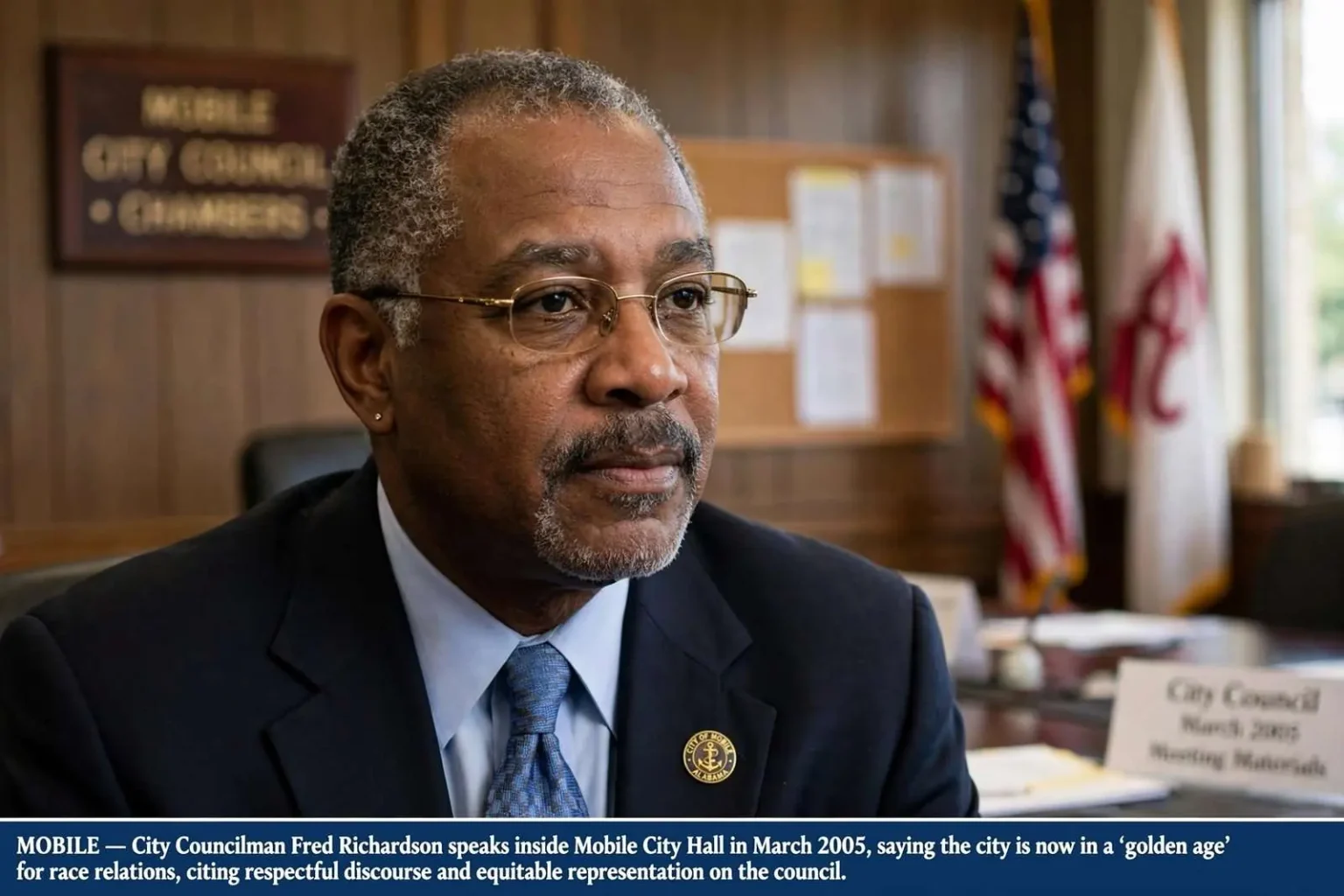 Illustration for the news story: ‘We Are in the Golden Age Now’: A Councilman on Race Relations in Mobile