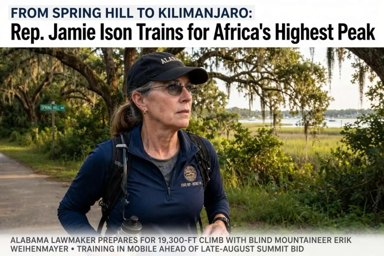 Illustration for the news story: From Spring Hill to Kilimanjaro: Rep. Jamie Ison Trains for Africa’s Highest Peak