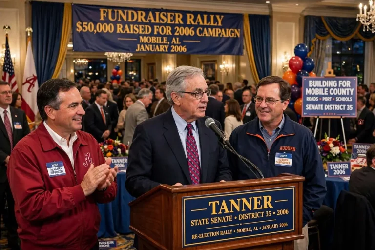 Illustration for the news story: Gary Tanner Banked $50,000 at a Mobile Rally as an Old Rival Warmed Up for a Rematch