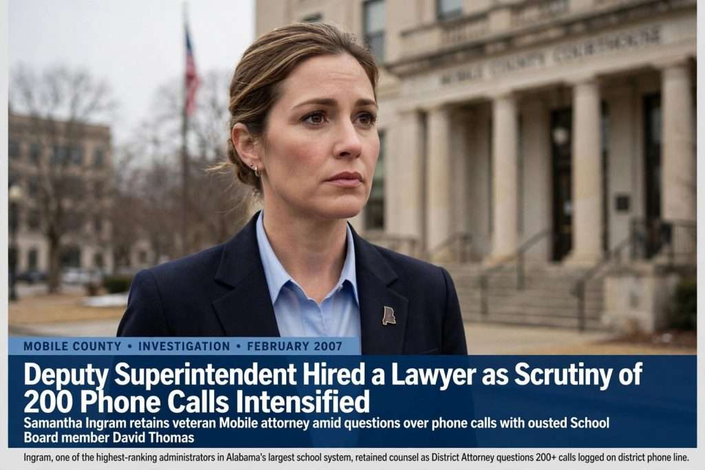 Illustration for the news story: Deputy Superintendent Hired a Lawyer as Scrutiny of 200 Phone Calls Intensified