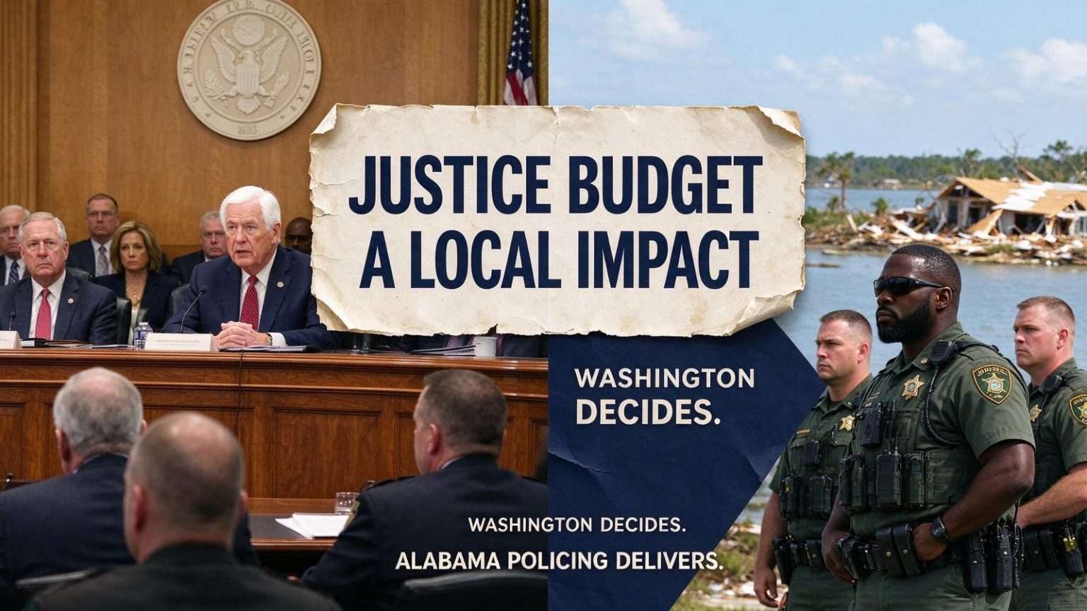 Illustration for the news story: Alabama’s Shelby Warned Justice Budget Would Cripple Local Police and Sheriffs