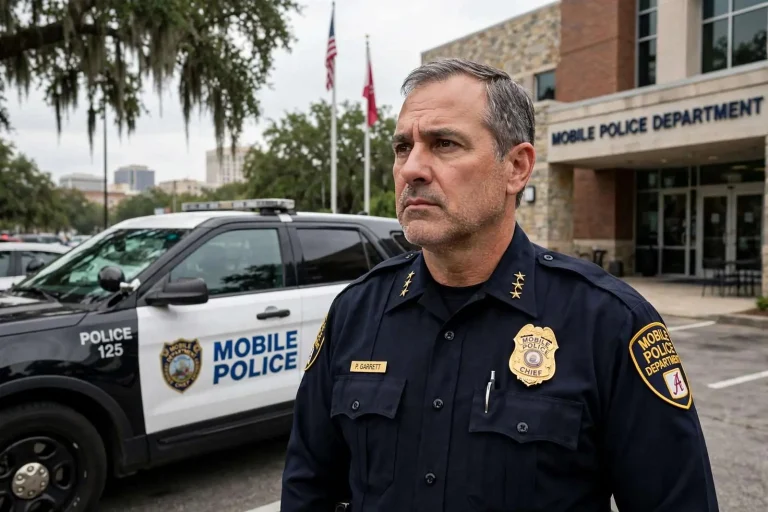 Illustration for the news story: Mobile Police Solve Twice as Many Car Thefts as the National Average, Chief Says