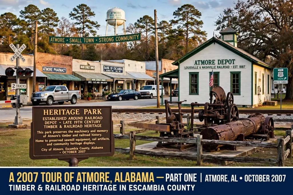 Illustration for the news story: A 2007 Tour of Atmore, Alabama: Part One