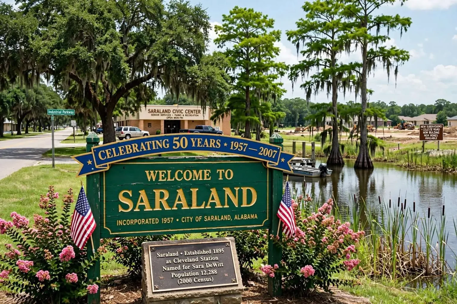 Illustration for the news story: 2007 Tour Captured Saraland’s Growth and Small-Town Character