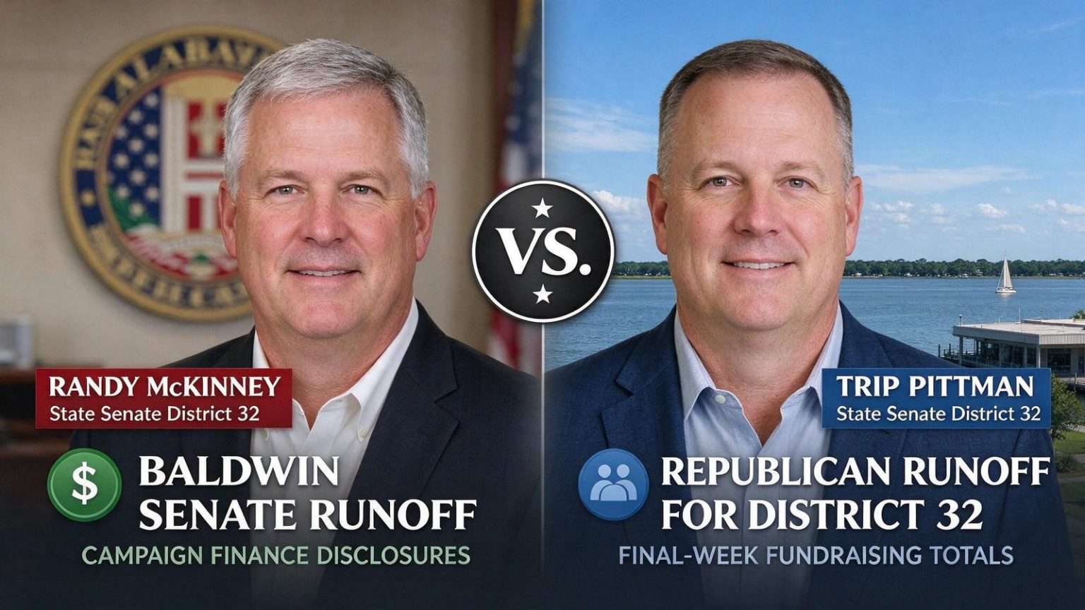Illustration for the news story: Both Baldwin Senate Runoff Campaigns Raised More Than $100,000 in Final Weeks