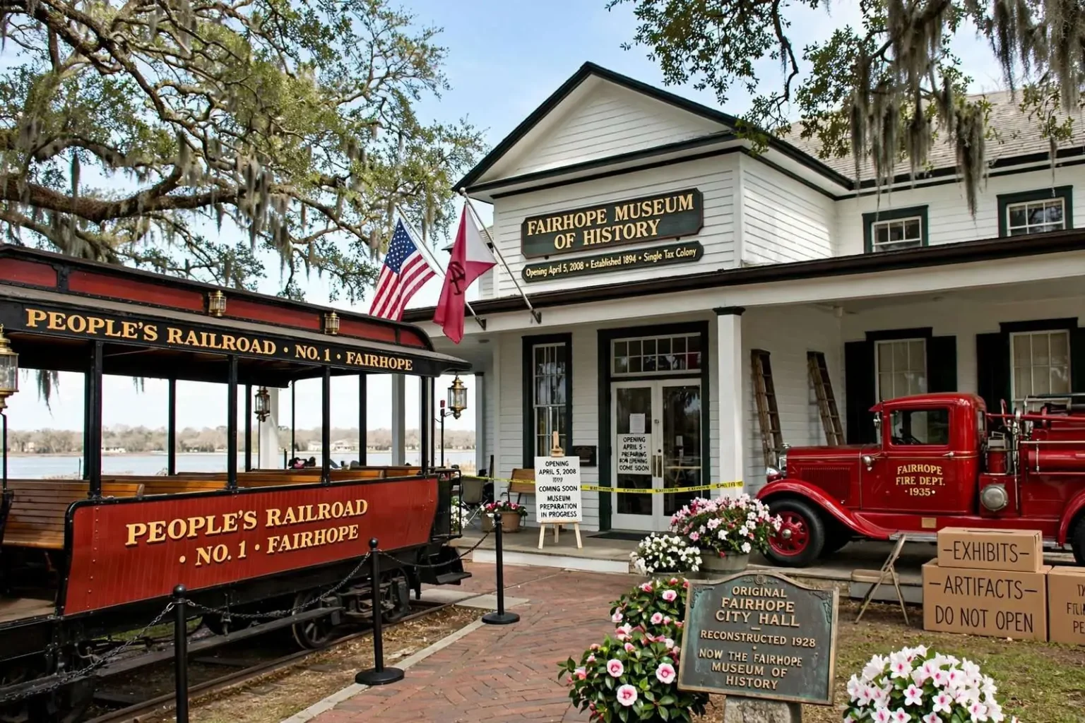 Illustration for the news story: Fairhope Museum of History Prepared for 2008 Opening