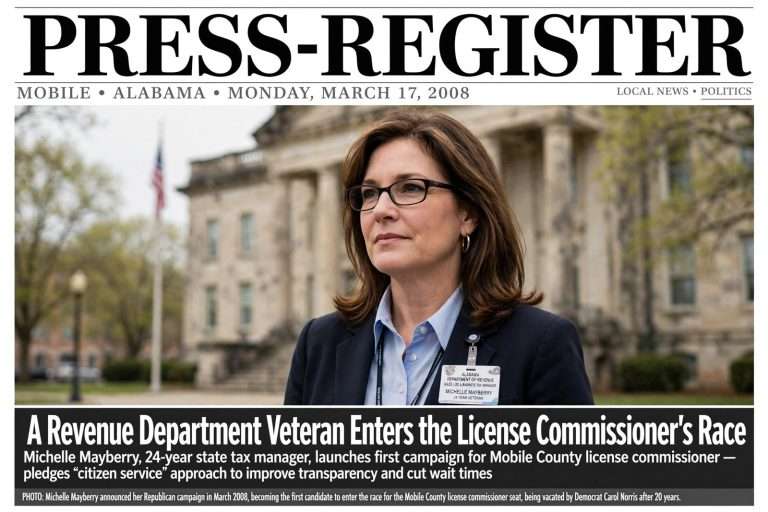Illustration for the news story: A Revenue Department Veteran Entered the License Commissioner’s Race