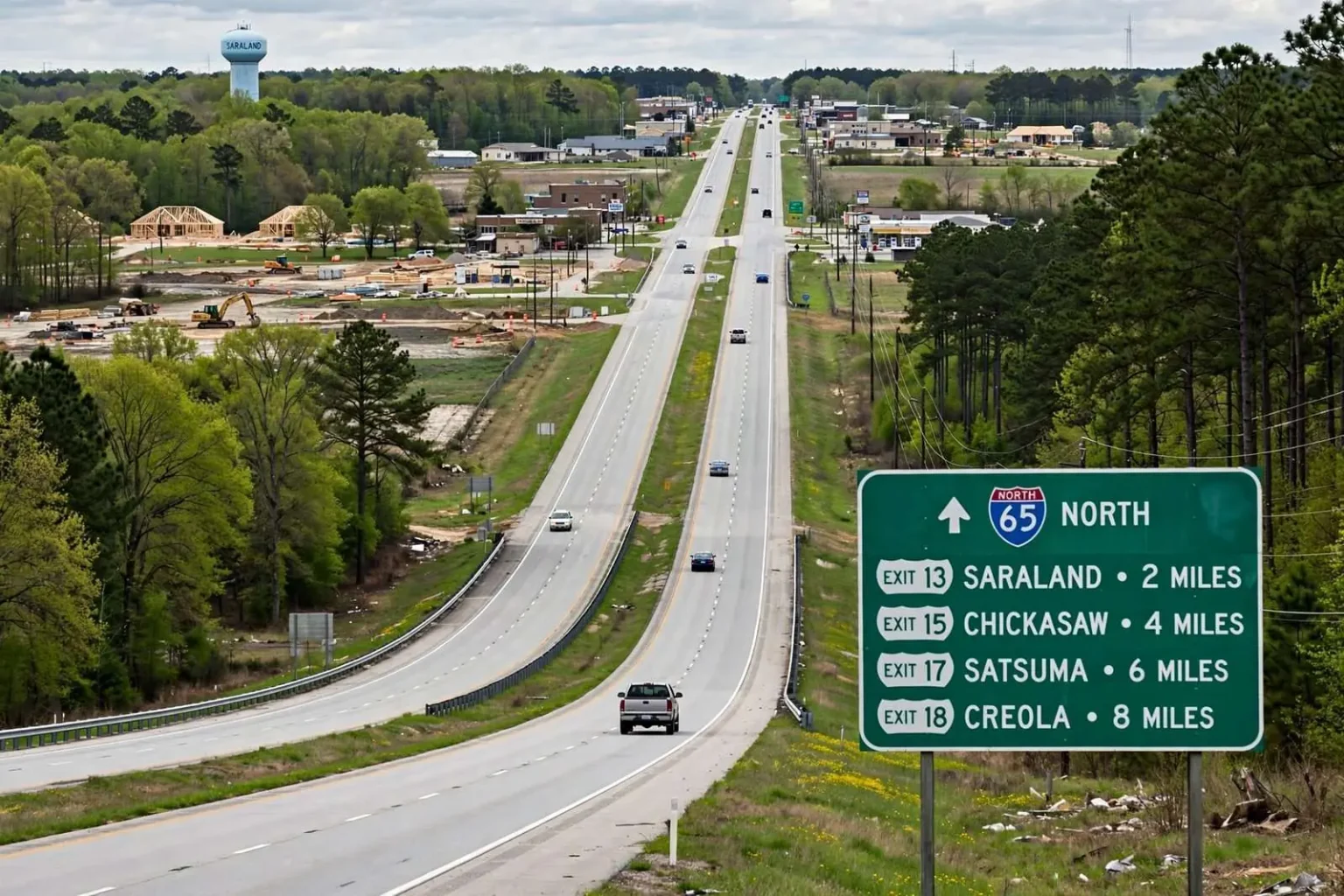 Illustration for the news story: One City Along I-65? North Mobile County Weighed a Merger It Knew Would Never Happen