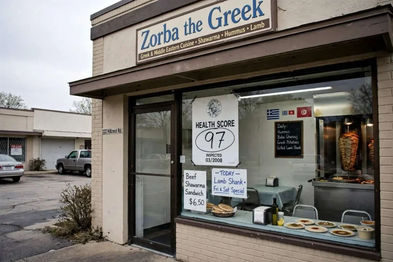 Illustration for the news story: A Plain Room on Hillcrest Road, and Some of the Best Food in Mobile