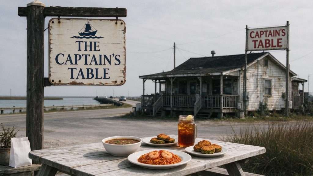 Illustration for the news story: The Captain’s Table: A Fine Place for Politics, a Poor One for Lunch