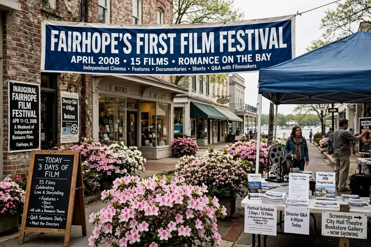 Illustration for the news story: Fairhope Launched Its First Film Festival in 2008