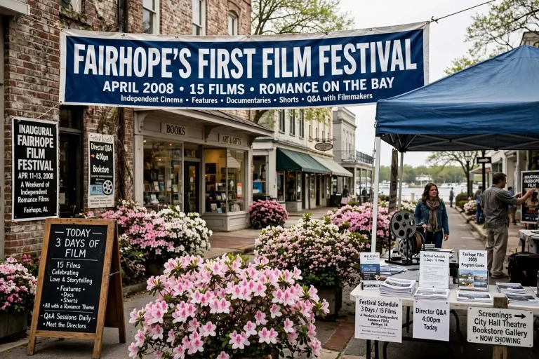 Illustration for the news story: Fairhope Launched Its First Film Festival in 2008