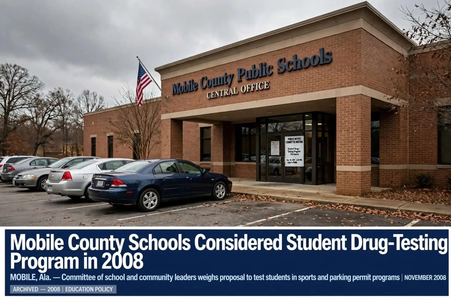 Illustration for the news story: Mobile County Schools Considered Student Drug-Testing Program in 2008