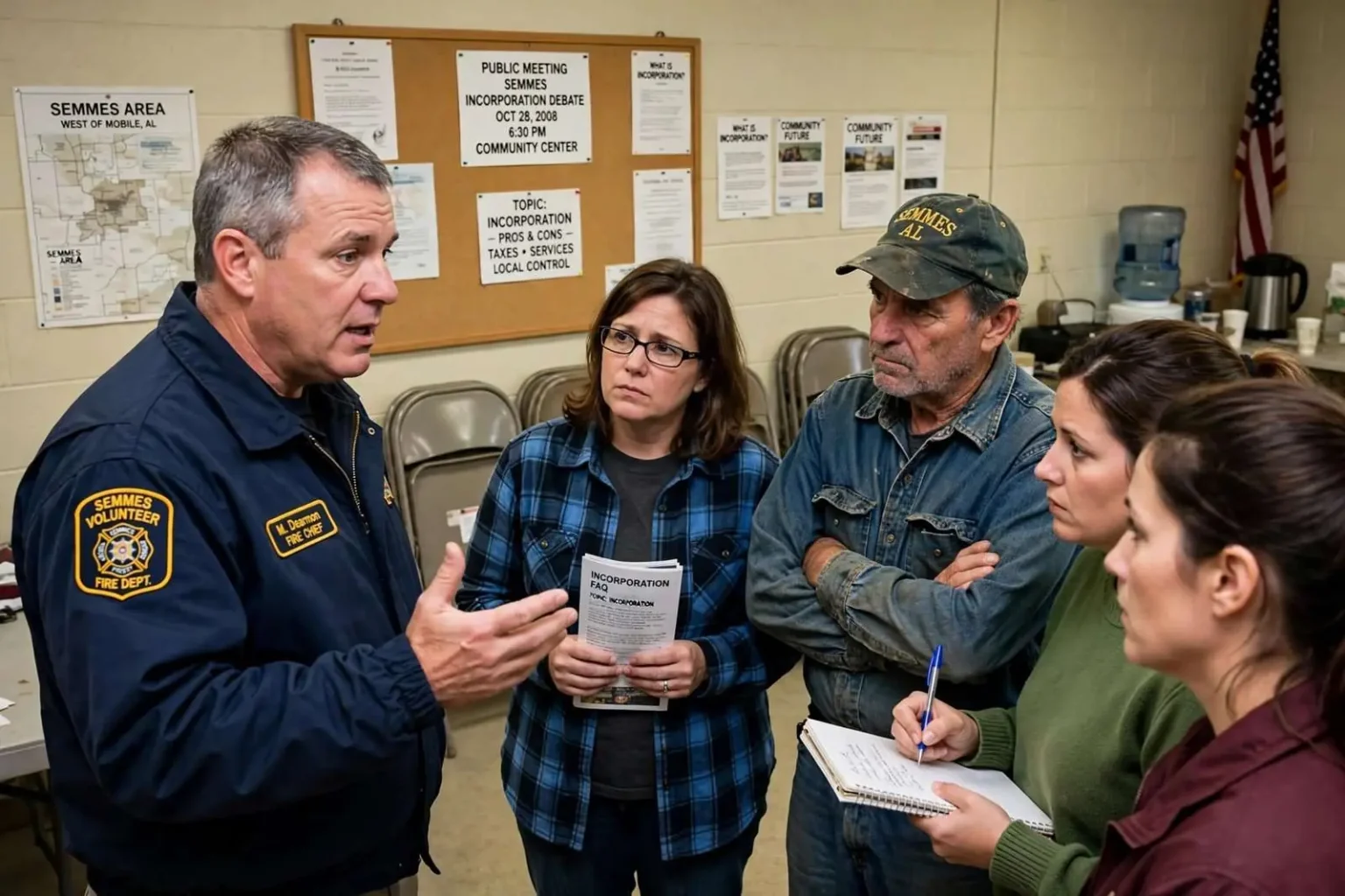 Illustration for the news story: Semmes Residents Debated Incorporation in 2008