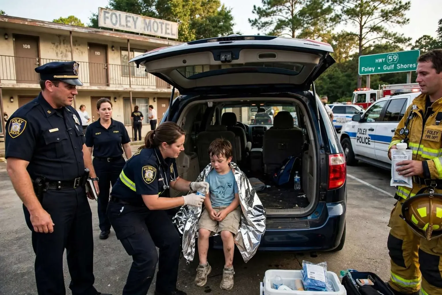 Illustration for the news story: Foley Boy Found Safe After Search in 2008