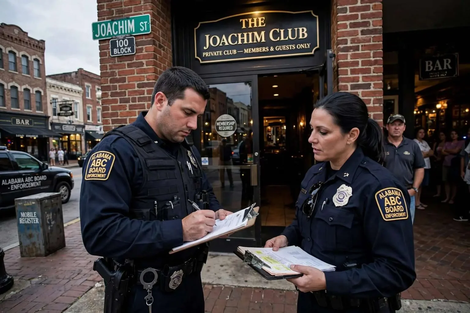 Illustration for the news story: Downtown Mobile Private Clubs Face Increased Alcohol Enforcement