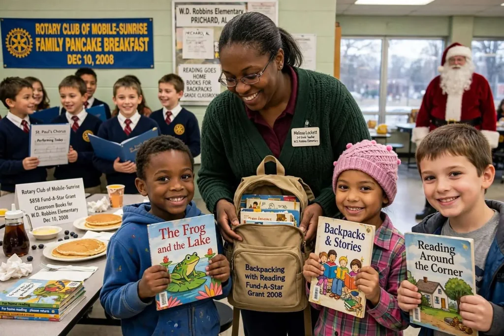 Illustration for the news story: Pancakes, a Chorus and $858 for a Prichard Classroom