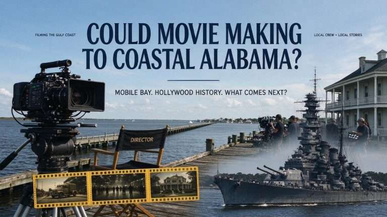 Illustration for the news story: Could Movie Making Return to Coastal Alabama?