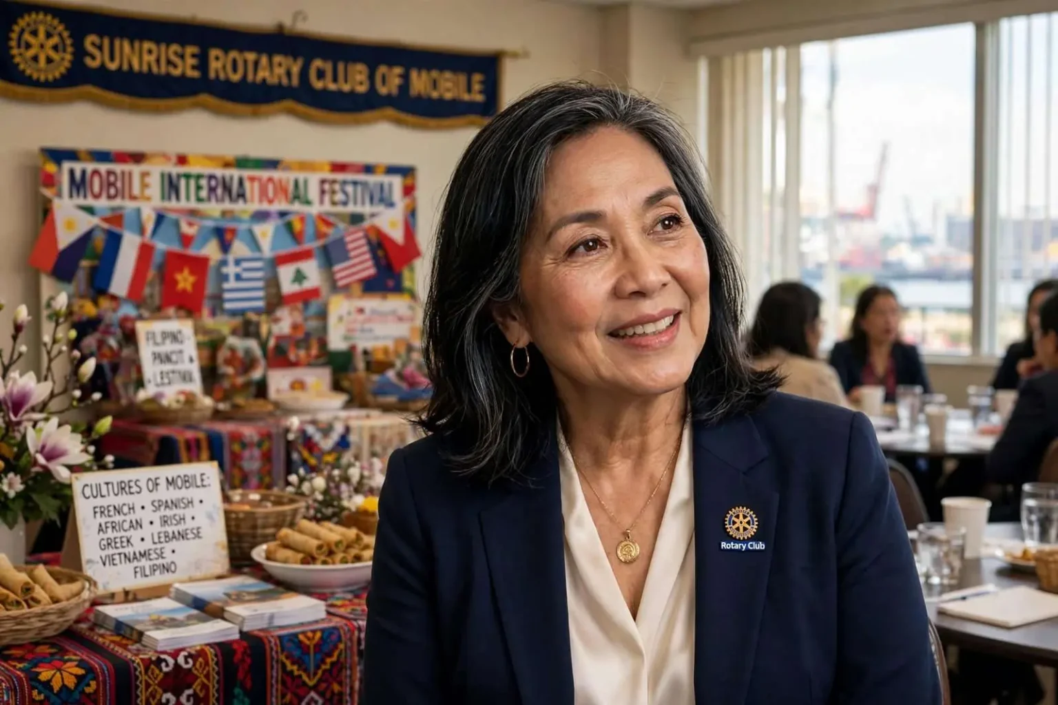 Illustration for the news story: From Manila to Mobile: Estella Dorn and the Festival That Taught a City Its Neighbors