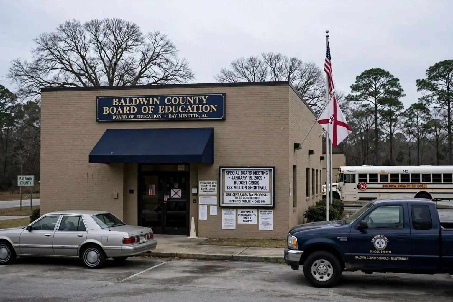 Illustration for the news story: Baldwin School Board Sought One-Cent Sales Tax During 2009 Budget Crisis