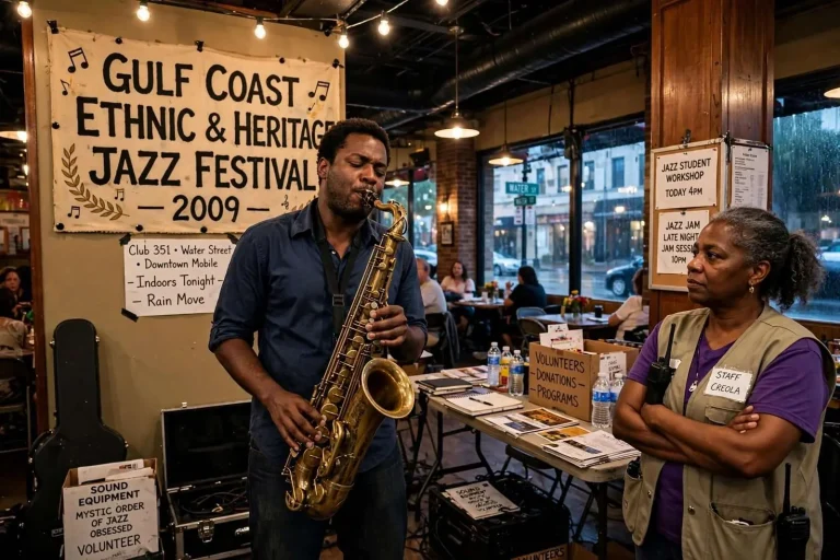 Illustration for the news story: Behind the Scenes of Mobile’s Gulf Coast Ethnic and Heritage Jazz Festival