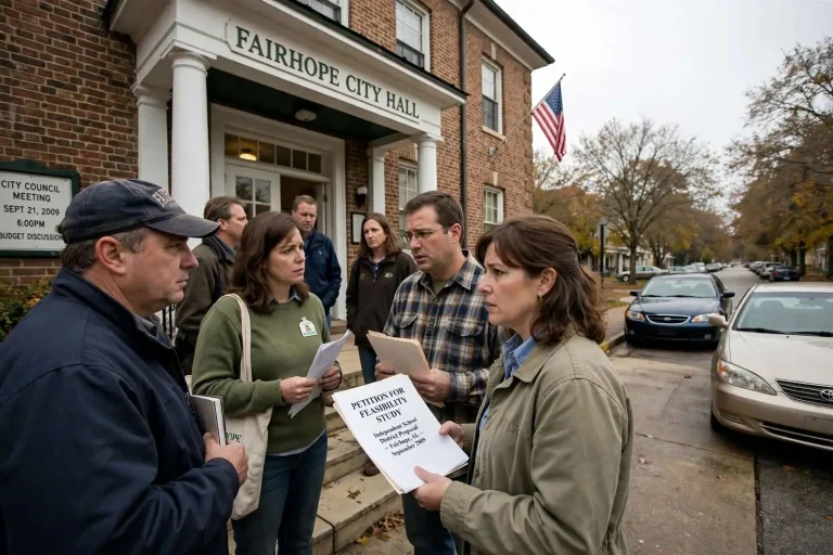 Illustration for the news story: Fairhope Parents Sought Study of Independent School District in 2009