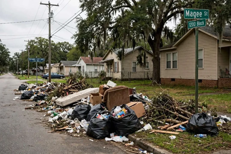 Illustration for the news story: Prichard Responded to 2009 Trash-Collection Complaint
