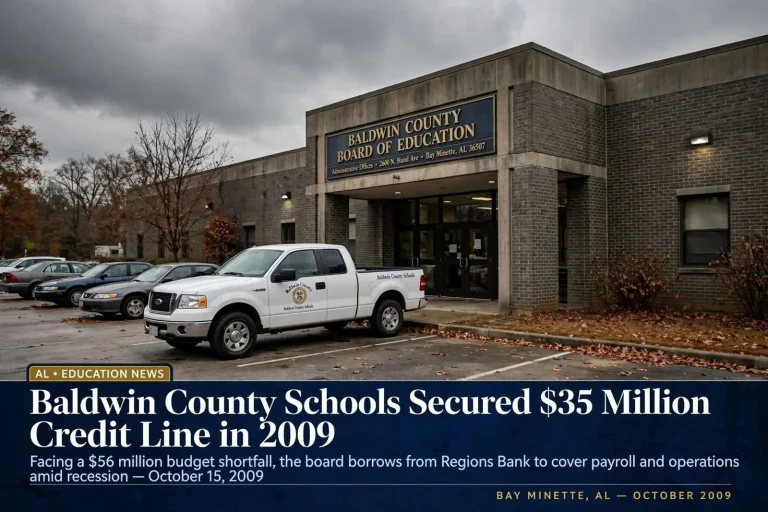 Illustration for the news story: Baldwin County Schools Secured $35 Million Credit Line in 2009
