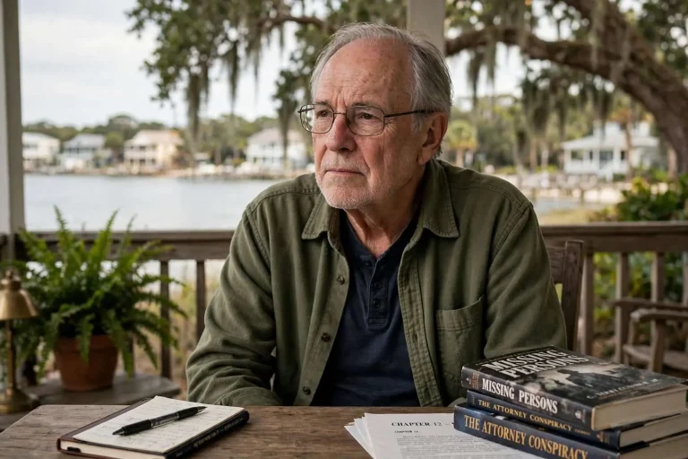 Illustration for the news story: Fairhope Novelist C. Terry Cline on the Childhood Tragedy That Shaped 25 Years of Suspense Writing
