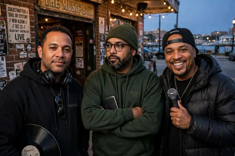 Illustration for the news story: Mobile Hip-Hop Trio SubjecTmAtTerS Readies New Album ‘Soul Or System?’ for Christmas Release