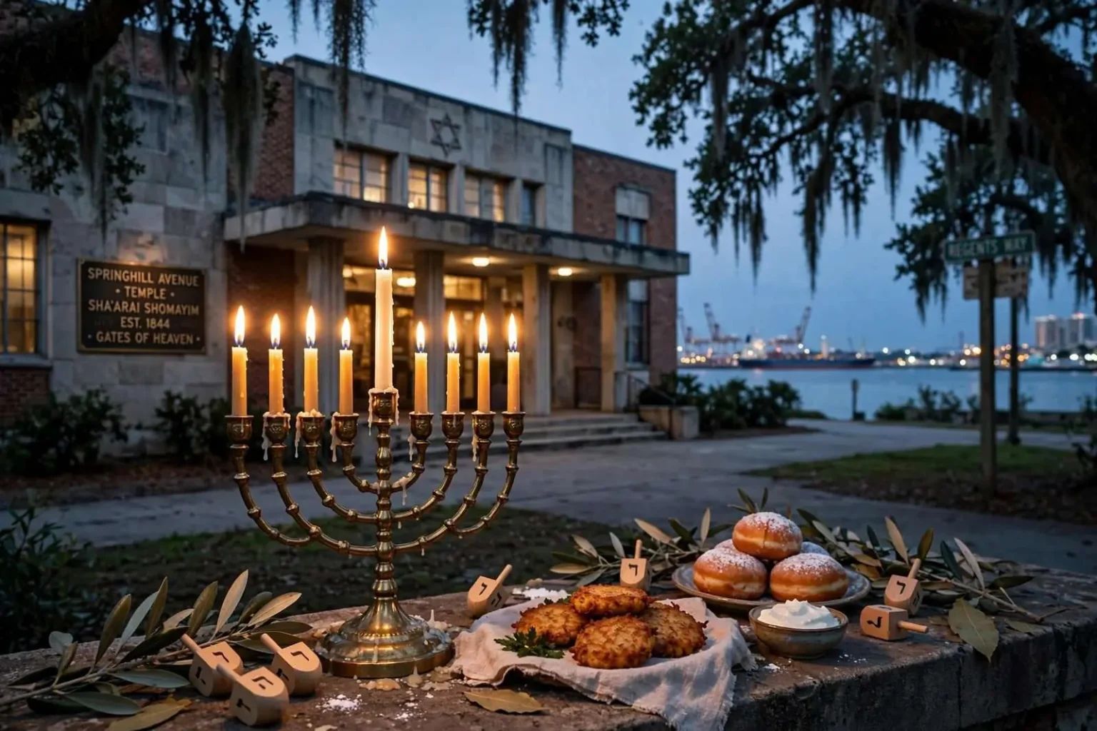 Illustration for the news story: The Deep Roots of Mobile’s Jewish Community Ahead of Hanukkah