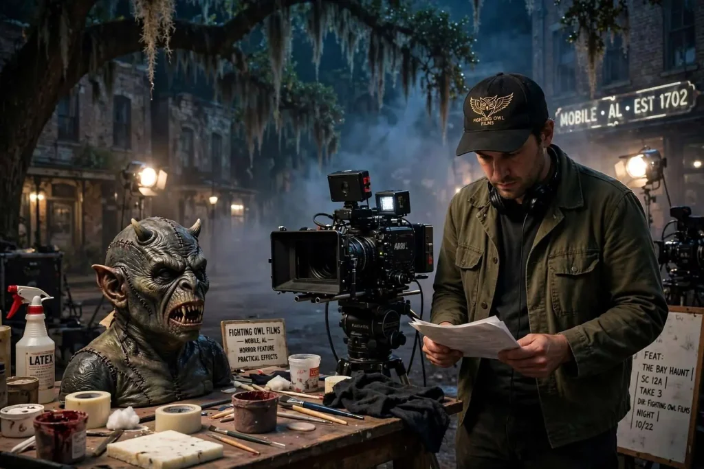 Illustration for the news story: Mobile-Based Fighting Owl Films Aims to Revive Classic Horror