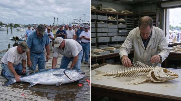 Illustration for the news story: How the Alabama Deep Sea Fishing Rodeo Became a Trove for Fish Science