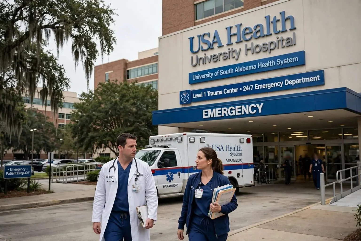 Illustration for the news story: USA Health System Could Be Mobile’s Big Winner as Health Care Law Takes Hold
