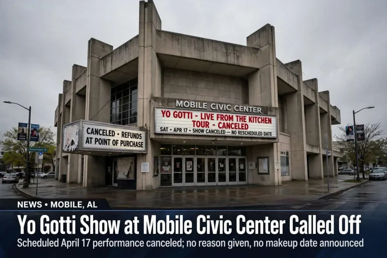 Illustration for the news story: Yo Gotti Show at Mobile Civic Center Called Off