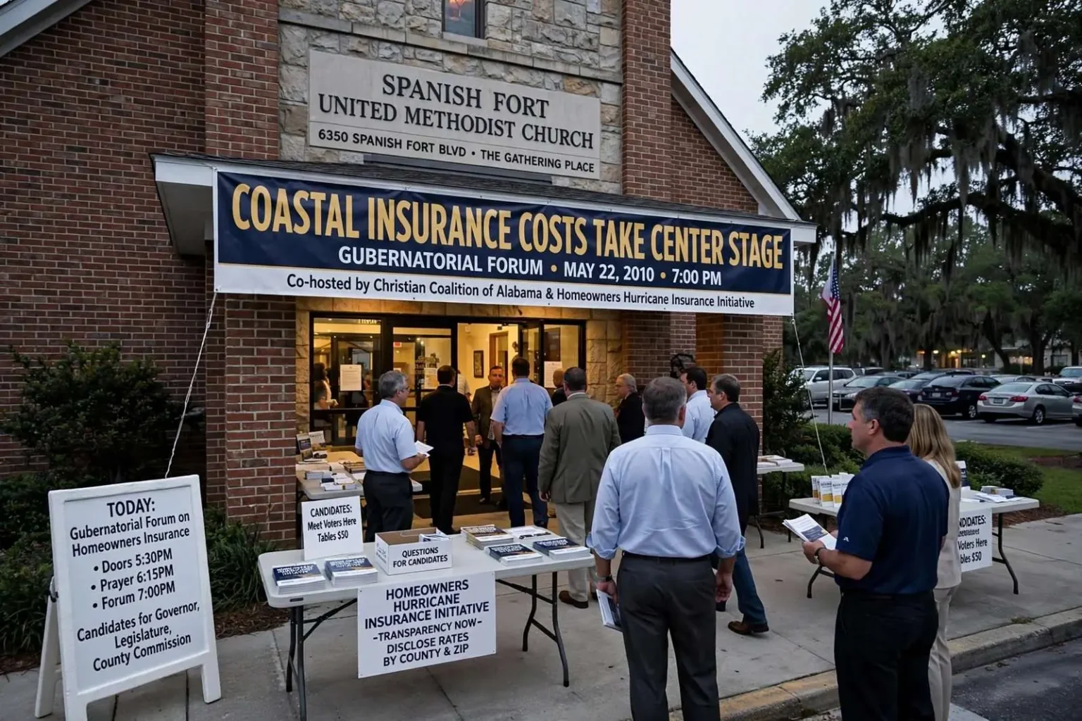 Illustration for the news story: Coastal Insurance Costs Take Center Stage at Spanish Fort Governor’s Forum