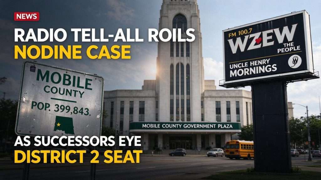 Illustration for the news story: Radio Tell-All Roils Nodine Case as Successors Eye District 2 Seat