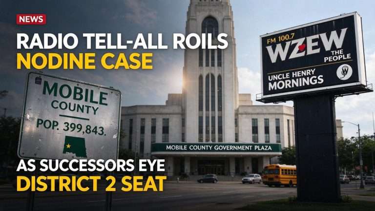 Illustration for the news story: Radio Tell-All Roils Nodine Case as Successors Eye District 2 Seat