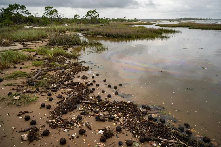 Illustration for the news story: Gulf Coast Braces for Uncertainty as Oil Nears Alabama’s Barrier Islands