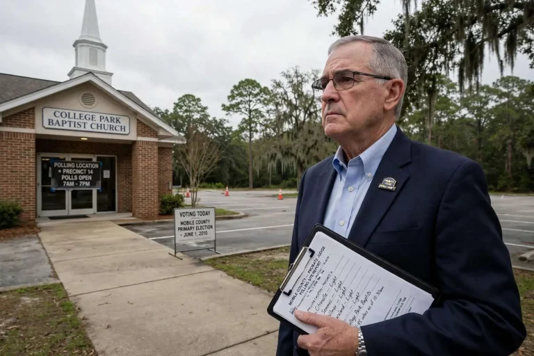 Illustration for the news story: Turnout Runs ‘Extremely Low’ Across Mobile County on Primary Day