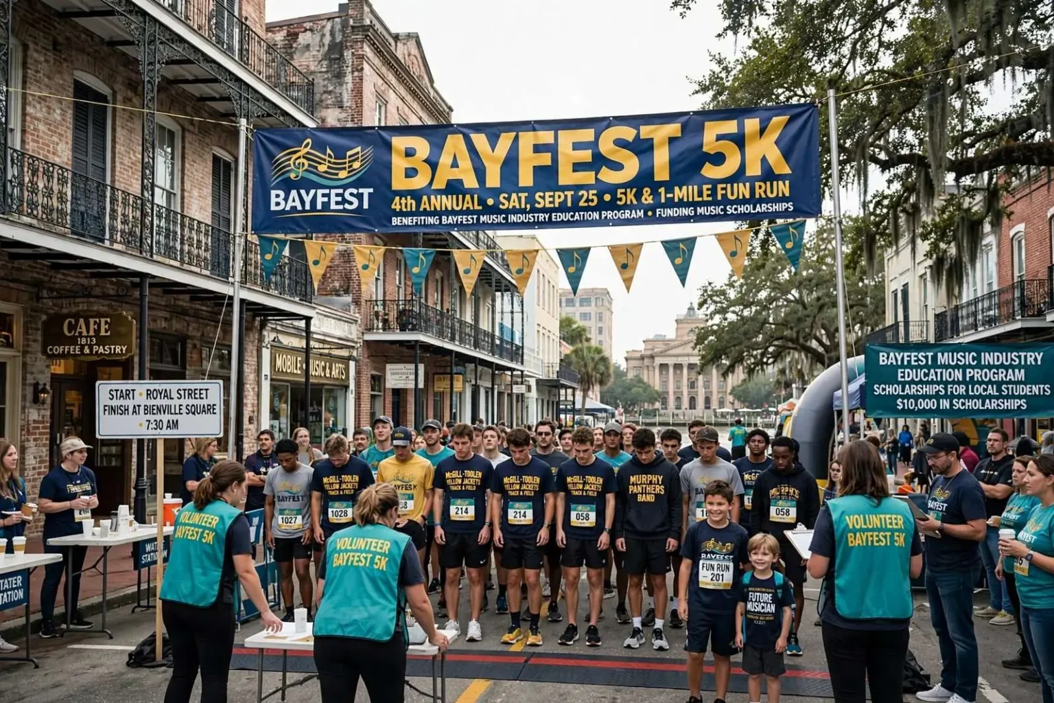 Illustration for the news story: BayFest 5K Set for Saturday, Kicks Off Festival Weekend While Funding Music Scholarships