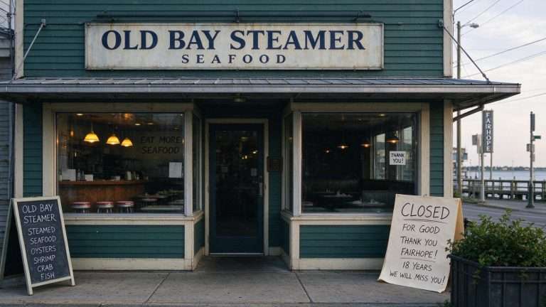 Illustration for the news story: Fairhope’s Old Bay Steamer Closes for Good, Owners Blame Oil Spill Fallout
