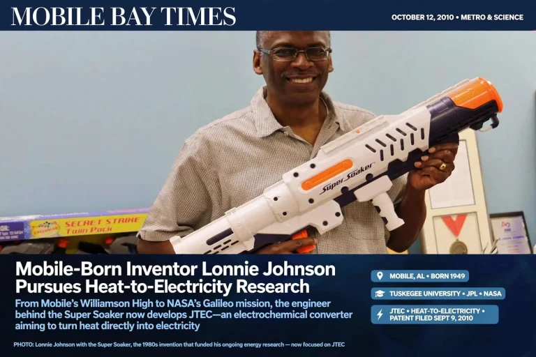 Illustration for the news story: Mobile-Born Inventor Lonnie Johnson Pursued Heat-to-Electricity Research