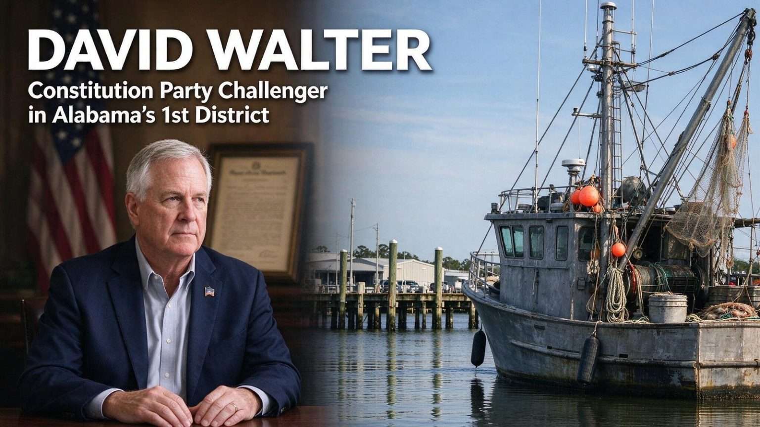 Illustration for the news story: Candidate Profile: David Walter, Constitution Party Challenger in Alabama’s 1st District
