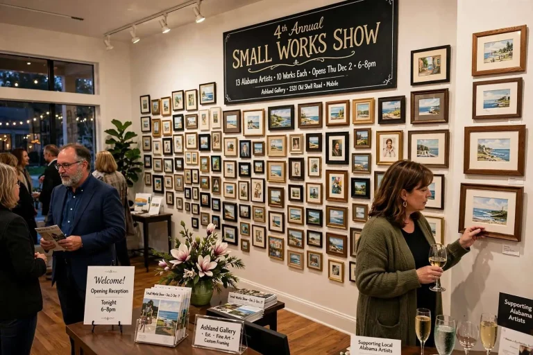 Illustration for the news story: Fourth Annual Small Works Show Opens at Ashland Gallery