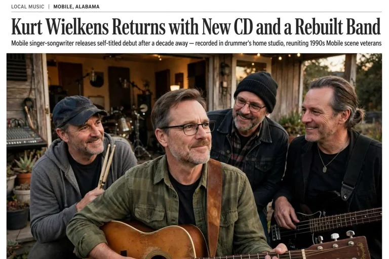 Illustration for the news story: Kurt Wielkens Returns with New CD and a Rebuilt Band