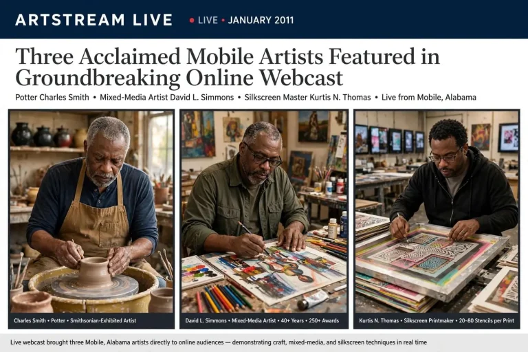 Illustration for the news story: Artstream Live Showcased Three Acclaimed Mobile Artists in Online Webcast