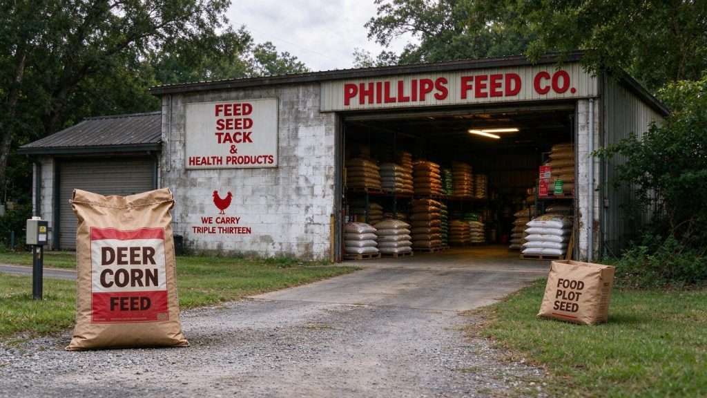 Illustration for the news story: Phillips Feed Co.: A Family Feed Store Off Wolf Ridge Road Keeps Mobile’s Rural Traditions Alive